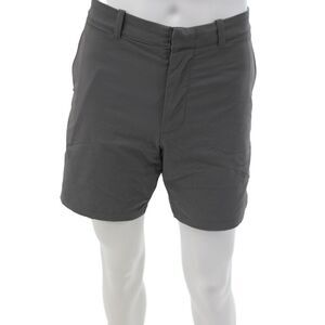 J Crew Mens Chino Shorts Gray Button Size 34